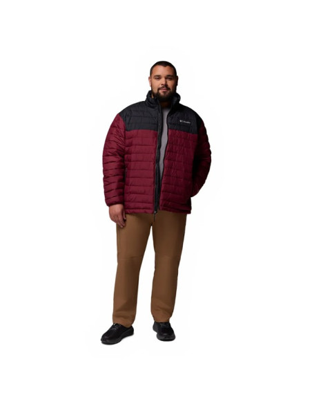 Kurtka Columbia POWDER LITE II JKT Rich Wine, Black