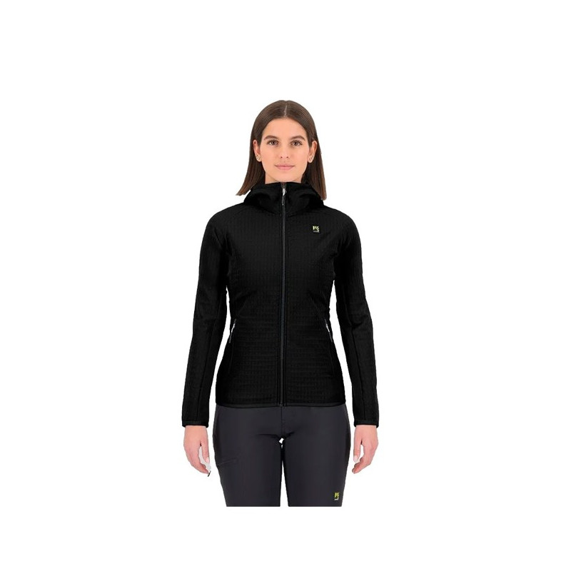 Fleeceová mikina Karpos MARMOLADA HOODIE W FLEECE Black