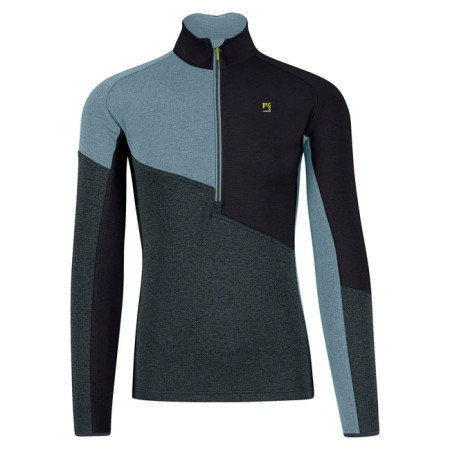 Fleece Karpos FEDERA HALF-ZIP Woodl.Gray/Black/