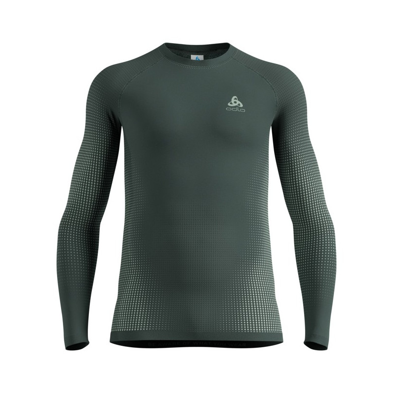 Majica s kratkimi rokavi Odlo TOP CREW LS PERF WARM Urban Chic