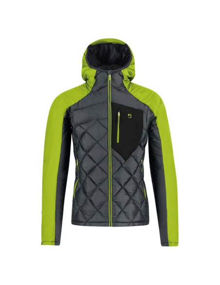 Jakna Karpos LASTEI UP Woodl.Gray/Acid Lime