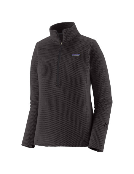Polar fleece Patagonia WS R1 AIR ZIP NECK Black
