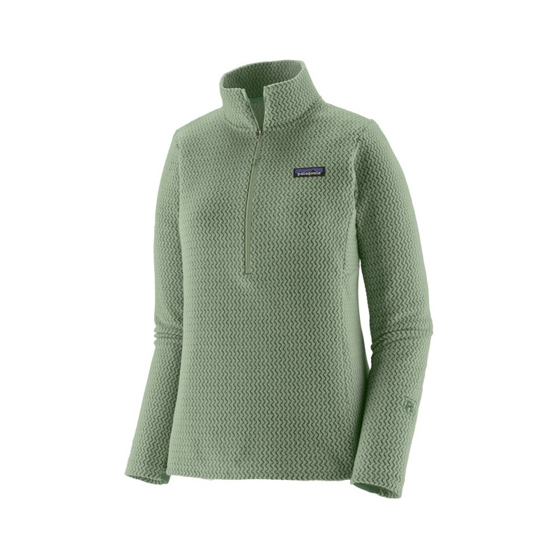 Polar fleece Patagonia WS R1 AIR ZIP NECK Ellwood Green