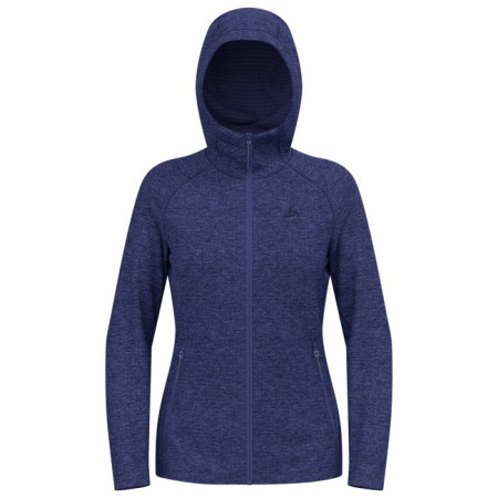 Polar fleece Odlo MID LAYER HOODY FZ TENCIA Skipper Blue M