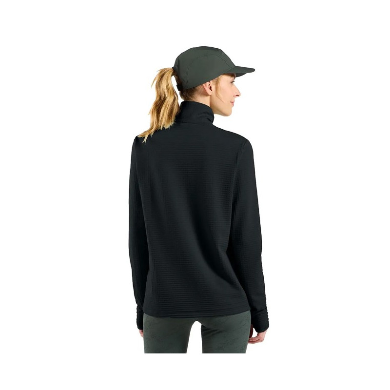 Polar fleece Odlo MID LAYER 1/2 ZIP ESSENTIAL THERMAL Blac