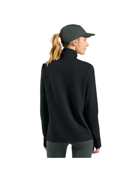 Forro polar Odlo MID LAYER 1/2 ZIP ESSENTIAL THERMAL Blac