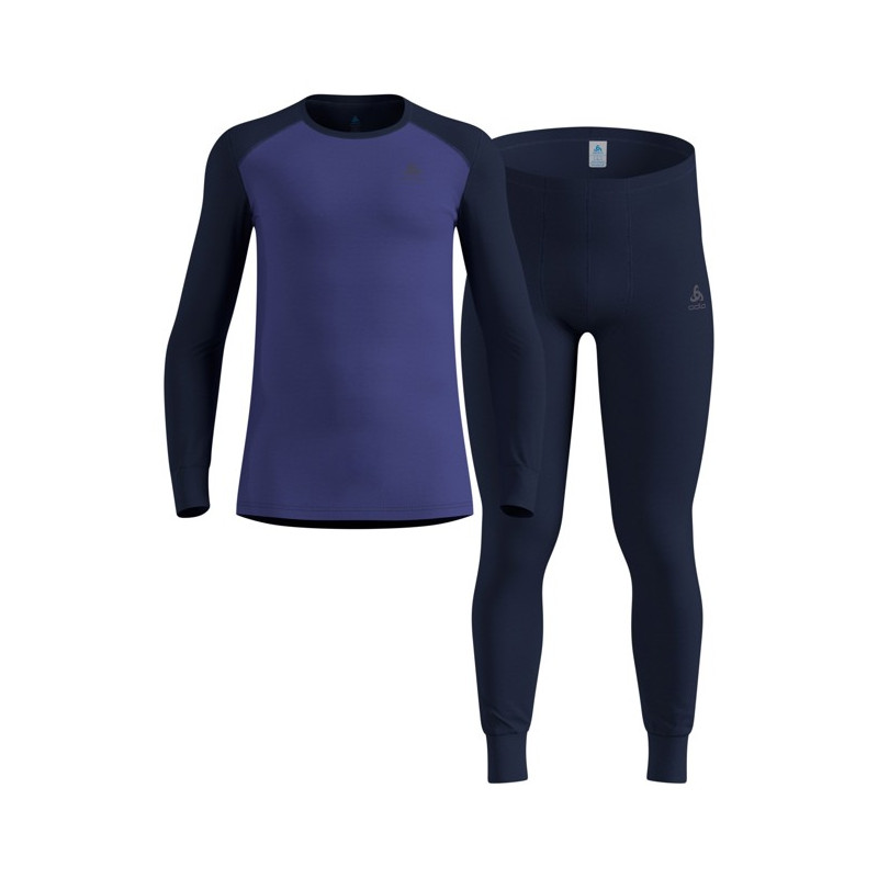 Pacote Odlo SET ACT WARM SPECIAL SET Dark Sapphire -