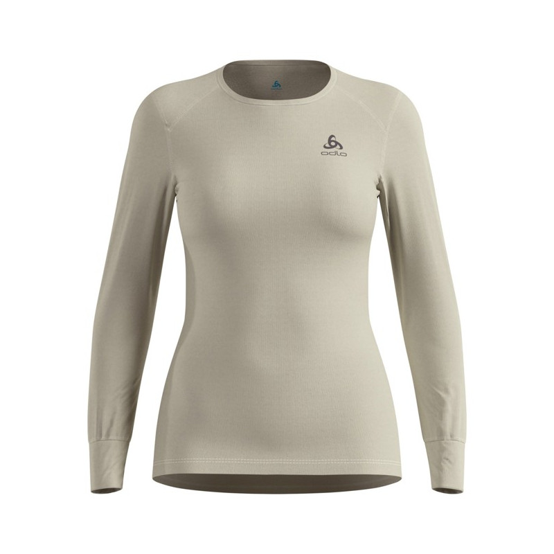 Majica s kratkimi rokavi Odlo TOP CREW LS ACT WARM Agate Gray