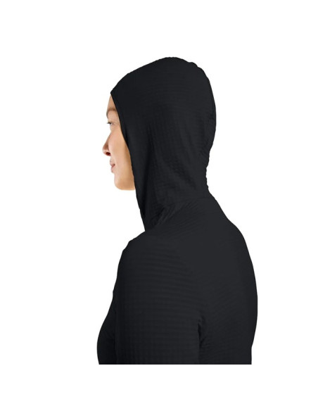 Polar fleece Odlo MID LAYER HOODY ESSENTIAL THERMAL Black