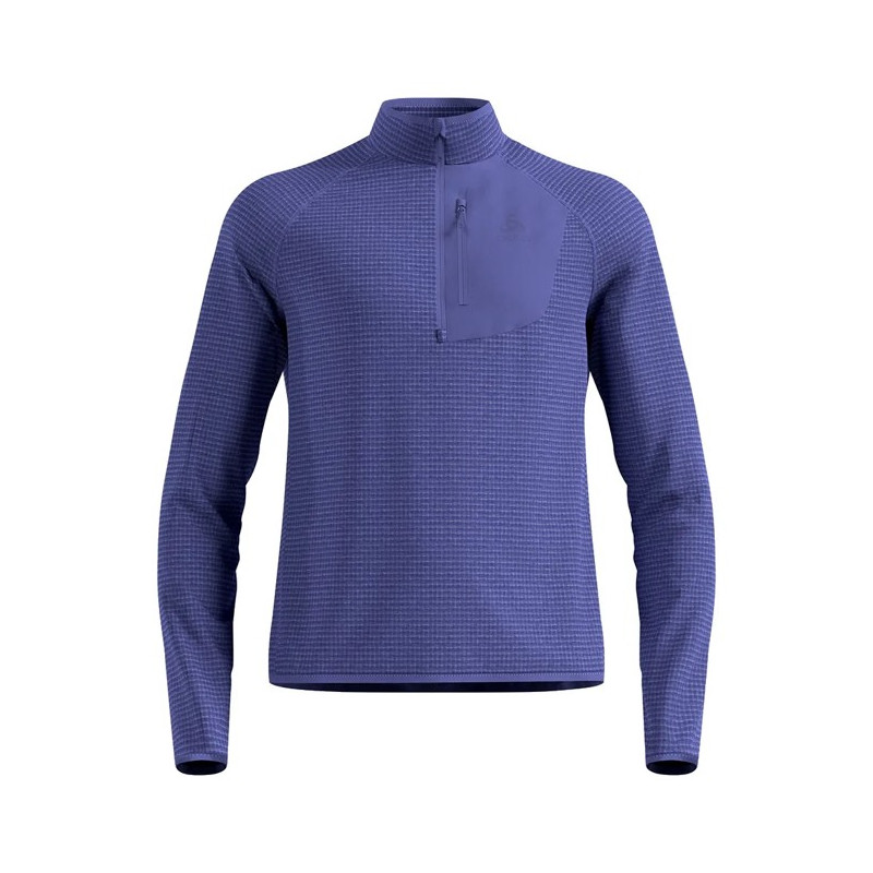 Felpa Odlo MID LAYER 1/2 ZIP ASCENT Skipper Blue