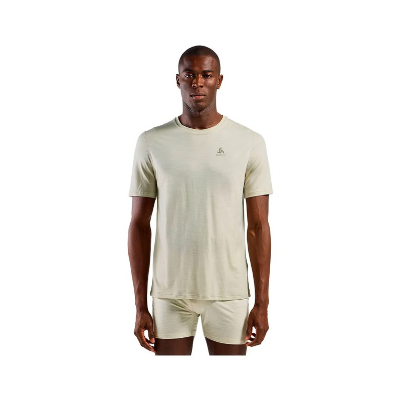 Majica s kratkimi rokavi Odlo BL TOP CREW SS MERINO 160 Agate Gray