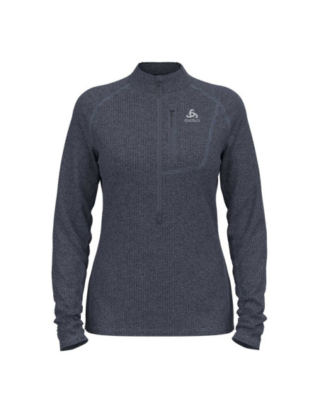 Polar fleece Odlo MID LAYER HZ TENCIA India Ink Melange