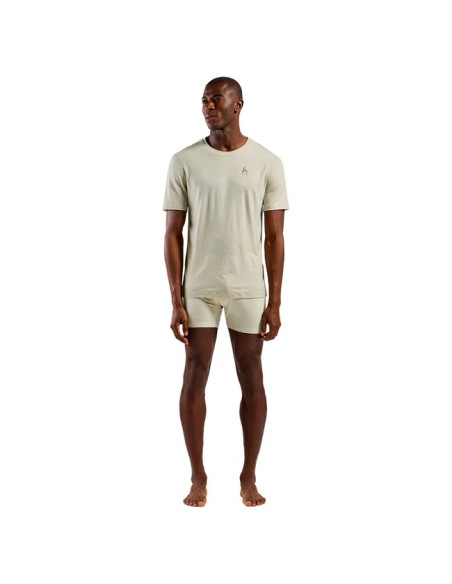 Majica s kratkimi rokavi Odlo BL TOP CREW SS MERINO 160 Agate Gray