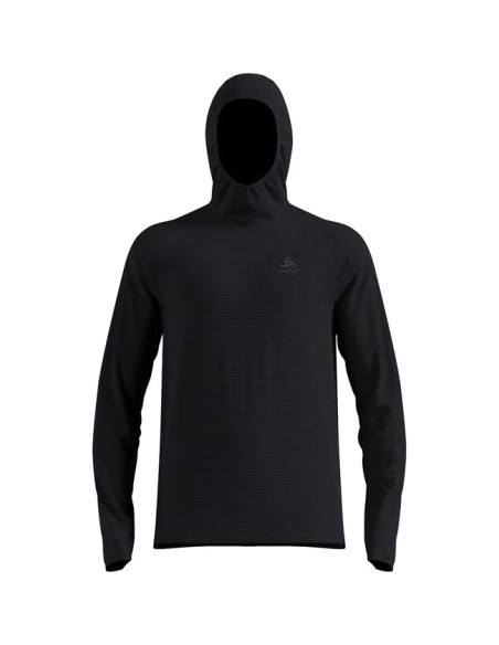Podszewka polarowa Odlo MID LAYER HOODY ESSENTIAL THERMAL Black