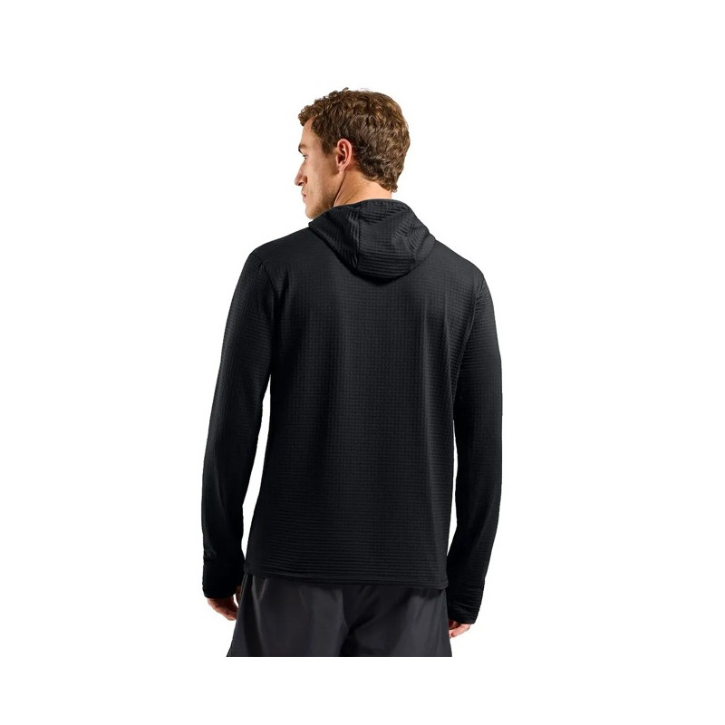 Pile Odlo MID LAYER HOODY ESSENTIAL THERMAL Black