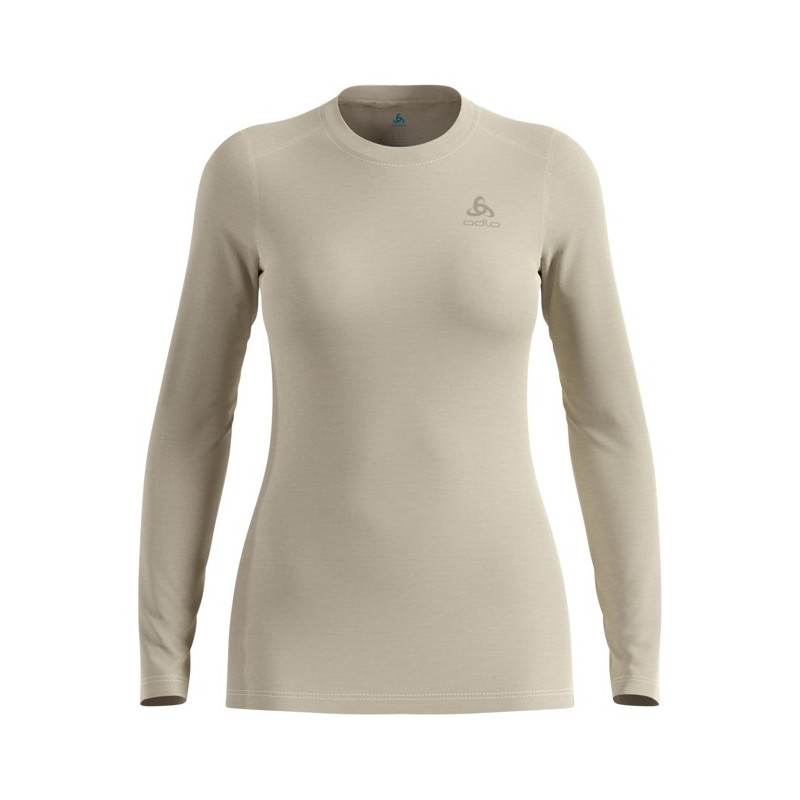 Majica s kratkimi rokavi Odlo BL TOP CREW LS MERINO 160 Agate Gray