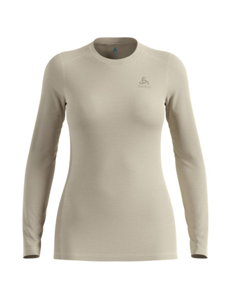 Majica s kratkimi rokavi Odlo BL TOP CREW LS MERINO 160 Agate Gray