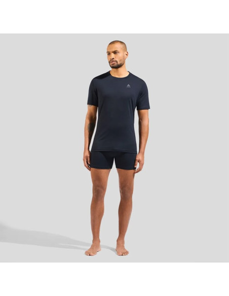 Koszulka Odlo BL TOP CREW SS MERINO 160 Black