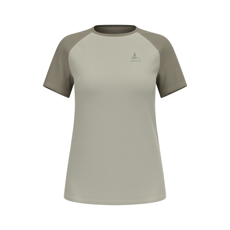 Majica s kratkimi rokavi Odlo CREW SS X-ALP TRAIL Agate Gray -