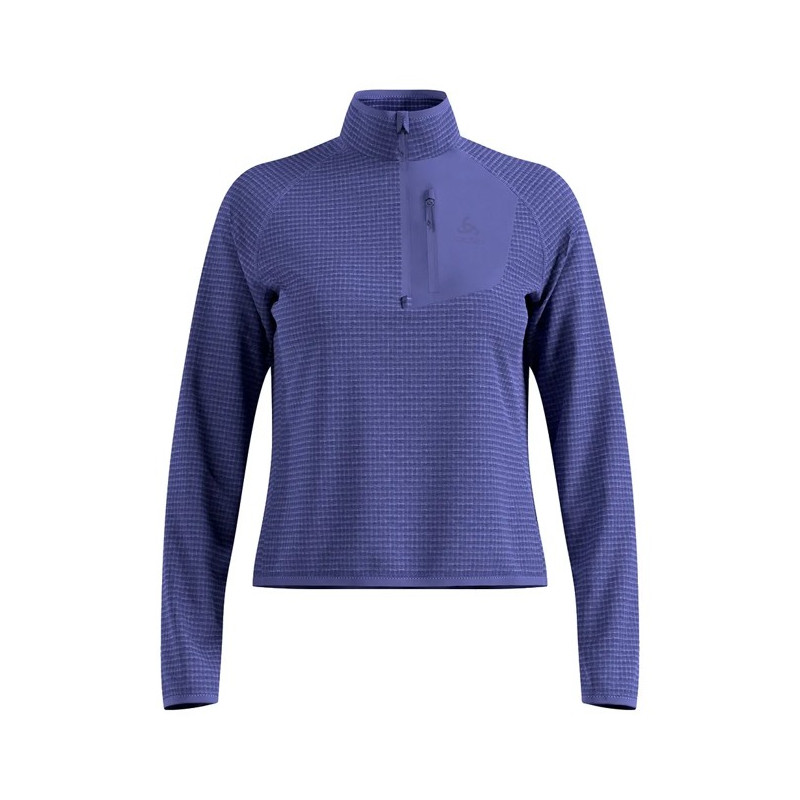 Sweatshirt Odlo MID LAYER 1/2 ZIP ASCENT Skipper Blue