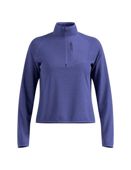 Felpa Odlo MID LAYER 1/2 ZIP ASCENT Skipper Blue