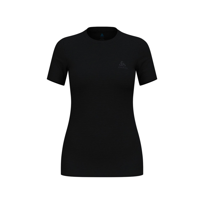 Majica s kratkimi rokavi Odlo BL TOP CREW SS MERINO 160 Black