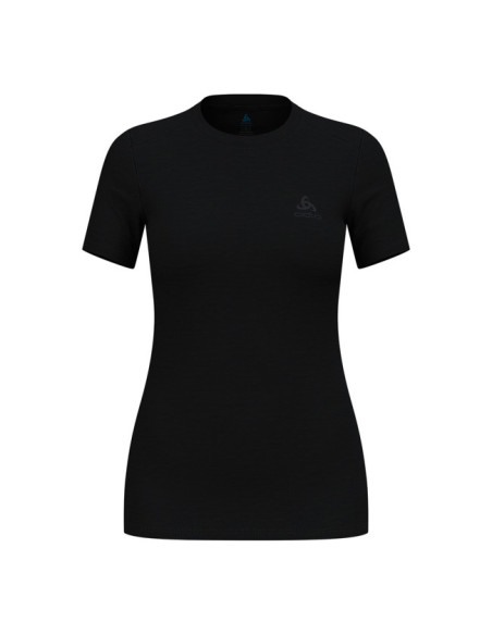 Majica s kratkimi rokavi Odlo BL TOP CREW SS MERINO 160 Black