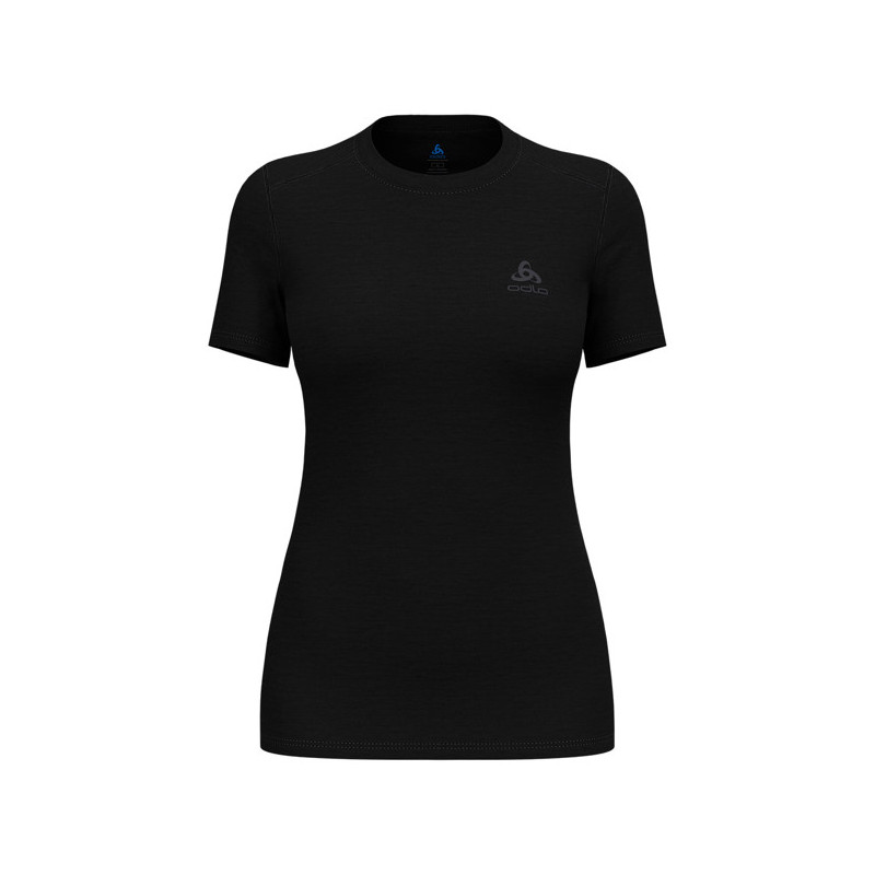 Majica s kratkimi rokavi Odlo BL TOP CREW SS MERINO 160 Black