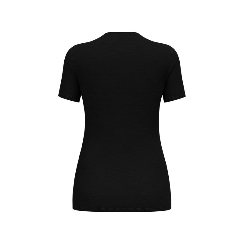 Majica s kratkimi rokavi Odlo BL TOP CREW SS MERINO 160 Black
