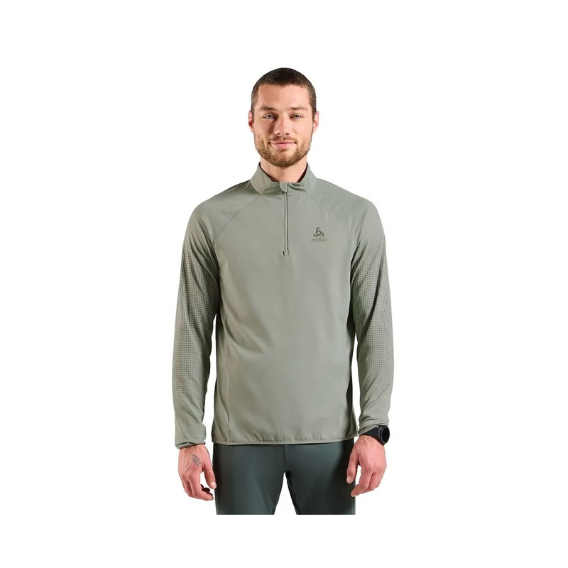 Bluza Odlo MID LAYER 1/2 ZIP ZW WARM Shadow