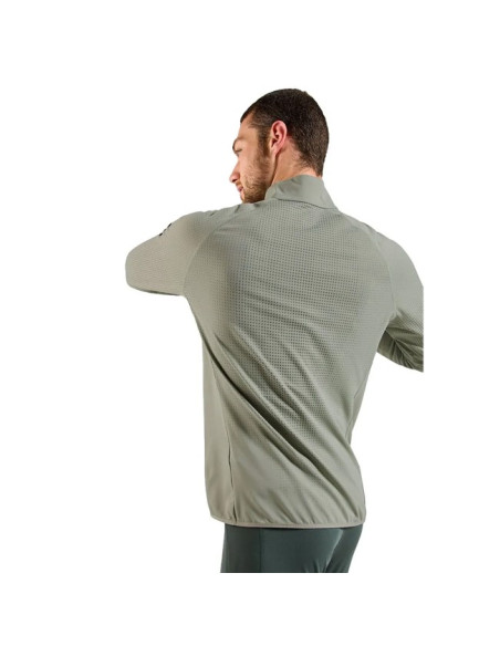 Camisola com capuz Odlo MID LAYER 1/2 ZIP ZW WARM Shadow