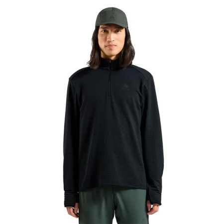 Forro polar Odlo MID LAYER 1/2 ZIP ESSENTIAL THERMAL Blac