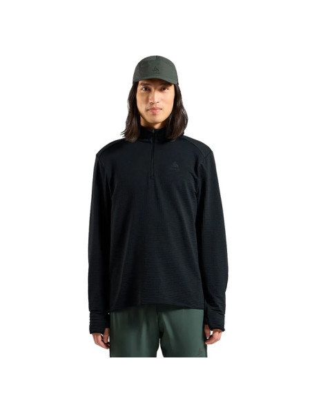 Polar Odlo MID LAYER 1/2 ZIP ESSENTIAL THERMAL Blac