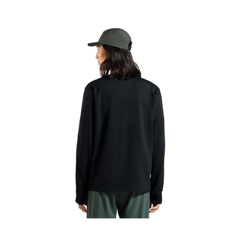 Fliskakna Odlo MID LAYER 1/2 ZIP ESSENTIAL THERMAL Blac