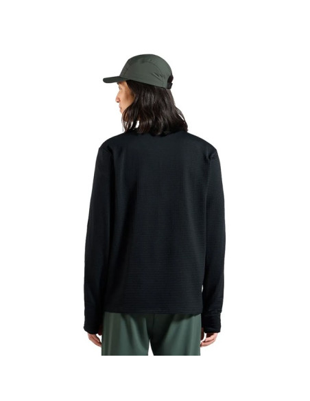 Fliskakna Odlo MID LAYER 1/2 ZIP ESSENTIAL THERMAL Blac