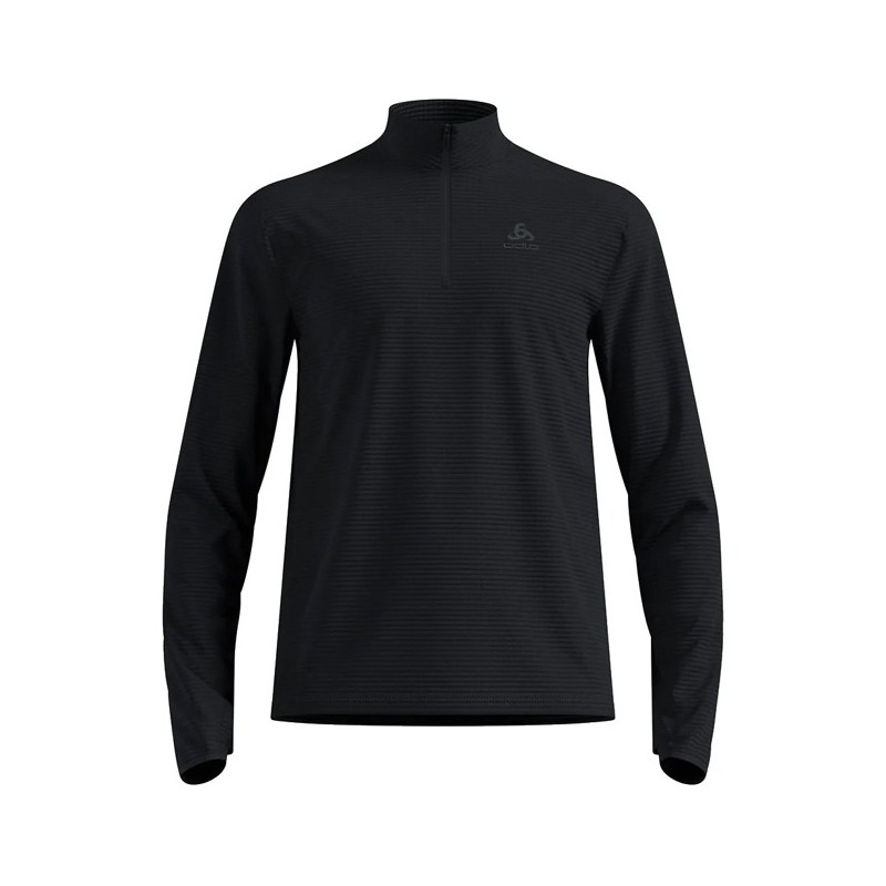 Polarfleece Odlo MID LAYER 1/2 ZIP ESSENTIAL THERMAL Blac