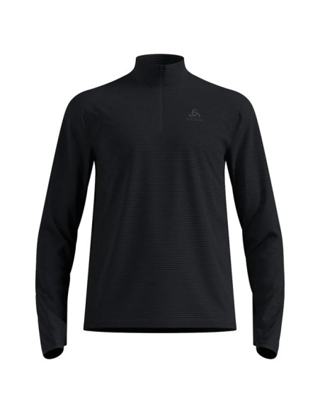 Fliskakna Odlo MID LAYER 1/2 ZIP ESSENTIAL THERMAL Blac