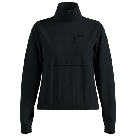 Póló Odlo MID LAYER 1/2 ZIP CLASSIC Black