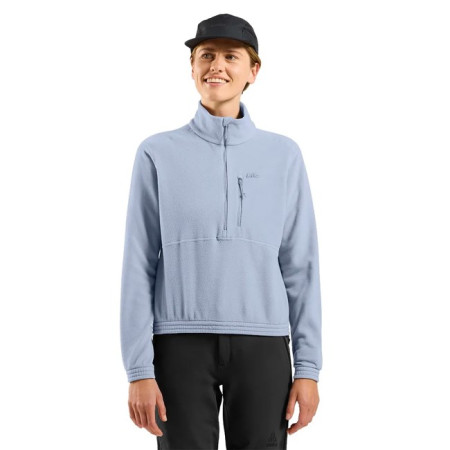 Fleece Odlo MID LAYER 1/2 ZIP CLASSIC Blue Heron