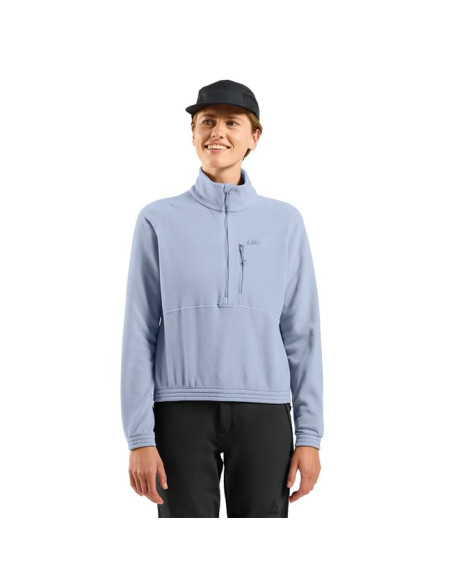 Pile Odlo MID LAYER 1/2 ZIP CLASSIC Blue Heron