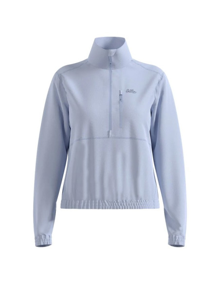 Pile Odlo MID LAYER 1/2 ZIP CLASSIC Blue Heron