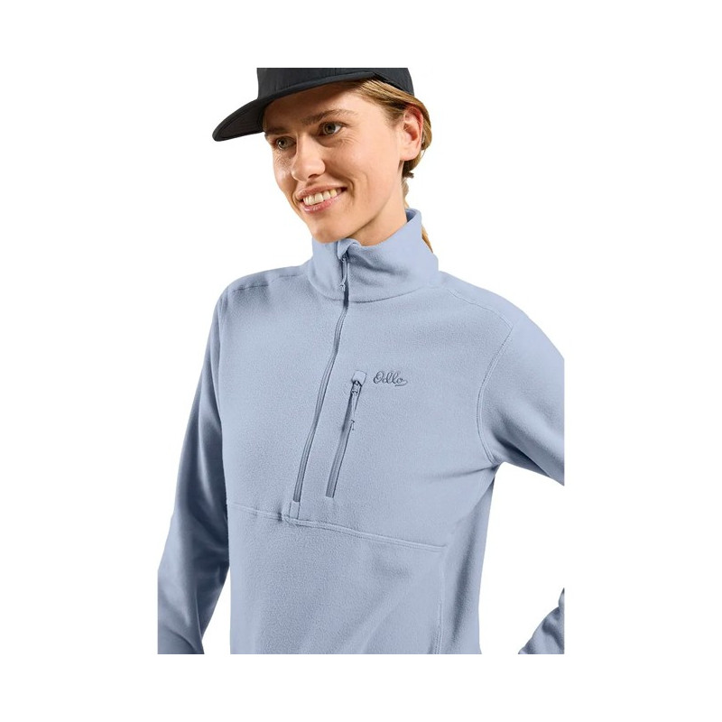 Fleeceová mikina Odlo MID LAYER 1/2 ZIP CLASSIC Blue Heron