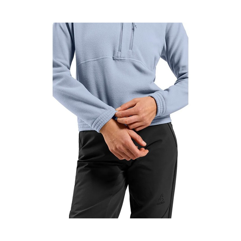 Fliskakna Odlo MID LAYER 1/2 ZIP CLASSIC Blue Heron