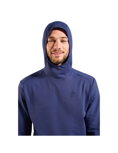 Polar fleece Odlo MID LAYER HOODY ESSENTIAL THERMAL Skippe