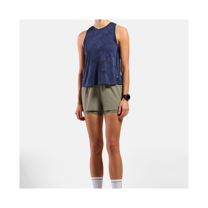 Camiseta Odlo CREW ZEROW ENGINE CHILL-TEC Eclipse