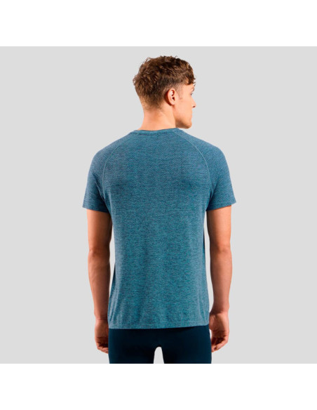 T-paita Odlo CREW SS ESSENTIAL SEAMLESS Dark Sapphire
