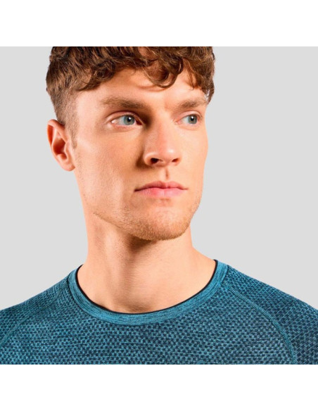 Koszulka Odlo CREW SS ESSENTIAL SEAMLESS Dark Sapphire