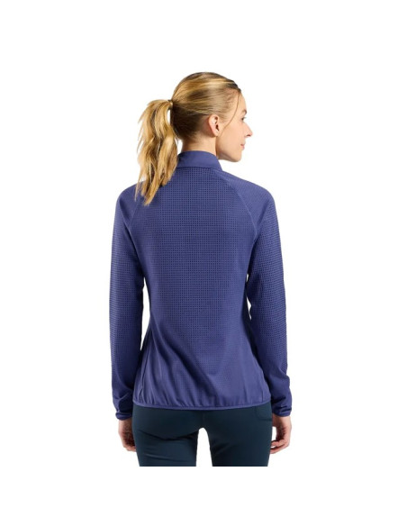 Megztinis Odlo MID LAYER 1/2 ZIP ZW WARM Skipper Blue