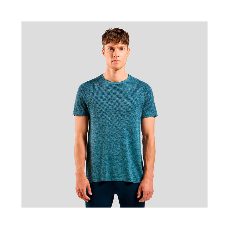 T-paita Odlo CREW SS ESSENTIAL SEAMLESS Dark Sapphire