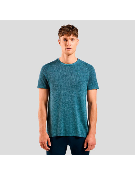T-paita Odlo CREW SS ESSENTIAL SEAMLESS Dark Sapphire